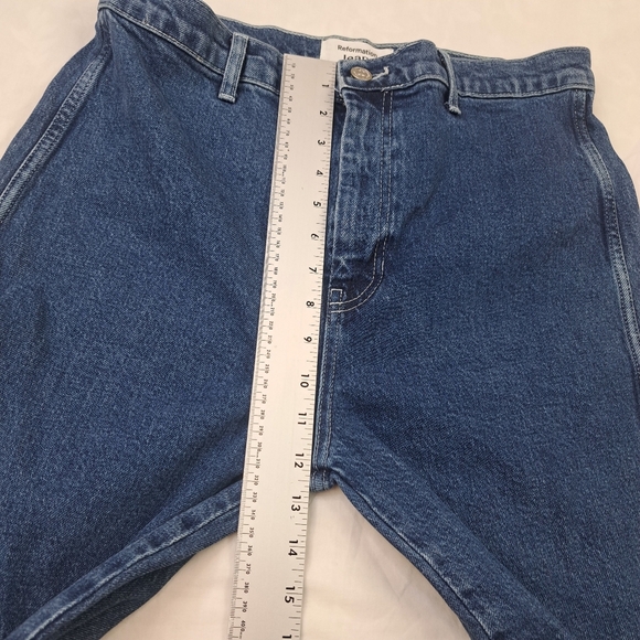 REFORMATION Sunny Denim Jeans Only Womens Size 10 - Picture 8 of 12